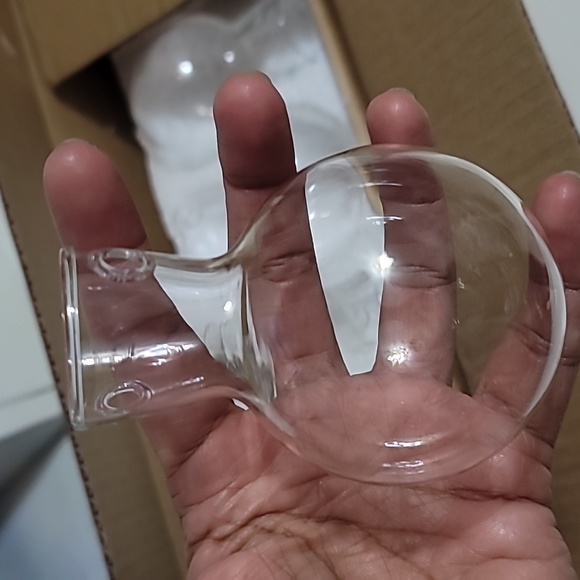 NEW Ivolador Desktop Glass 5 Bulb with Retro Wooden Stand - Picture 8 of 16